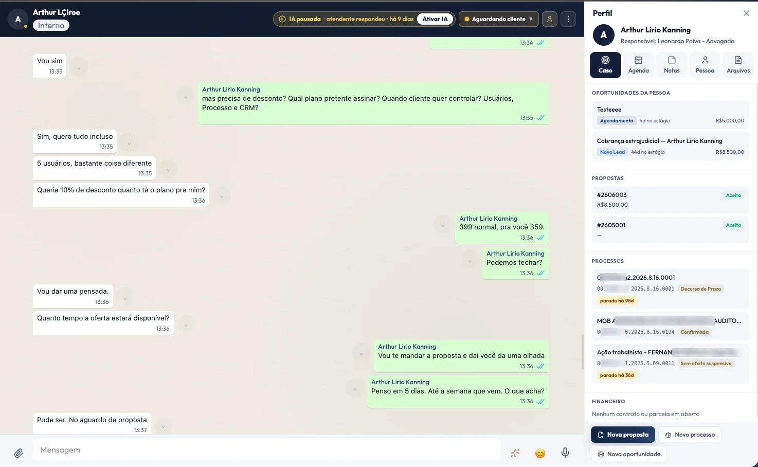 WhatsApp Integrado no Kompass|OS